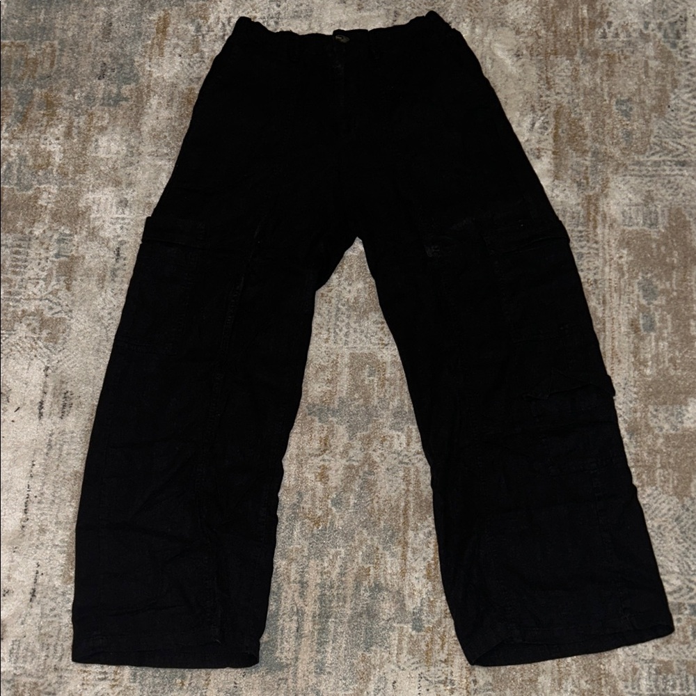 Forever 21 Women's Black Wide Leg Pants